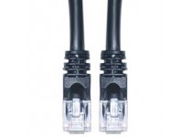 Cat5e PatchCordBoot Black 7F