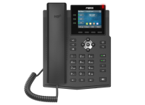 Fanvil X3U Enterprise VoIP Phone, 2.8-Inch Color Display, 6 SIP Lines, Dual-Port Gigabit Ethernet, Power Adapter Not Included X3U