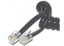 25 Foot Black Handset Cord