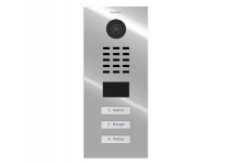 DoorBird IP Video Door Station D2103V, Flush-mounted - 3 Call Buttons White RAL 9016