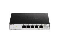 DGS-1100-05PD 5-Port Gigabit PoE Smart Managed Switch and PoE Extender