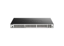 DGS-1510-52XMP Gigabit Stackable Smart Managed Switch with 10G Uplinks