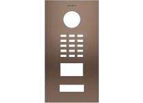 DoorBird Faceplate for D2101V IP Video Door Station Brushed Stainless Steel Bronze(V4A)
