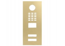 DoorBird Faceplate for D2102V IP Video Door Station Brushed Brass Polished (V4A)