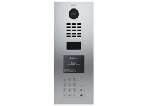 DoorBird IP Intercom Video Door Station D21DKV, Brushed Stainless Steel Edition Flush, Display Module, Keypad Module, RFID