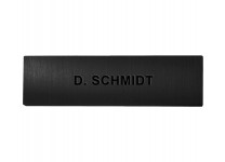 DoorBird Nameplate for D21x One Call Button Video Door Station Stainless Steel - Engraved - Titanium-Finish(V4A)