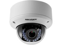 Hikvision DS-2CE56D5T-AVPIR3B HD1080p TurboHD Outdoor Vandal Resistant IR Dome Camera, 2.8-12mm Lens, Black