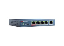 Hikvision DS-3E0105P-E 4-Port 10/100 Mb/s PoE-Compliant Unmanaged Network Switch