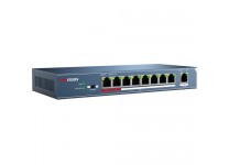 Hikvision DS-3E0109P-E 8-Port 10/100 Mb/s PoE-Compliant Unmanaged Network Switch