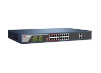 Hikvision DS-3E0318P-E 16-Port 10/100 Mb/s PoE-Compliant Unmanaged Network Switch