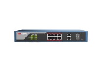 Hikvision DS-3E1310P-E Web-Managed PoE Switch with 8 PoE Electrical Ports and Two Combo Ports