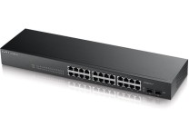 Zyxel GS1900-24,UNITED STATES,24-port GbE Smart Managed Switch with GbE Uplink,ROHS