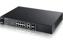 Zyxel GS2210-8HP - 8-Port Gigabit 802.3at POE + 2 Dual Personality (GBE RJ-45/SFP) (10 Total Ports) 180W Power Budget
