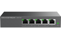 Grandstream Layer 2 Unmanaged PoE Switch, 5 x GigE (4 x PoE), Metal Case GWN7700P