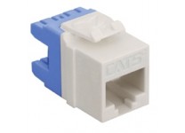 ICC IC1078F5WH Cat5E High Density Modular Jack, White