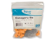 IC107E5COR ICC Cat5e EZ -25Pack Orange