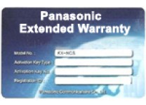 KX-NSK501 Panasonic Extended Warranty Service Program for KX-TDA Cabinets