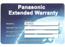 KX-NSK502 Panasonic Extended Warranty Service Program for KX-TDE Cabinets