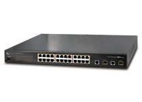 General Electric GE-DS-242-POE 24-Port Fast Ethernet Layer 2+Gigabit  Managed PoE Switch