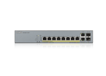 Zyxel GS1350-12HP - 8-Port Gigabit PoE+ L2 Web Managed Switch (130W) w/2 SFP + 2 GbE Uplink