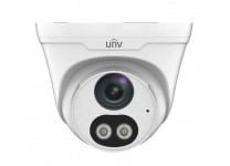 Uniview UNV 4MP Dual Light Fixed Turret, 2.8mm, Built-in Mic & Speaker IPC3612SR3-ADF28KMC-DL
