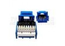 KJ-5881-BL CAT5E H-Jack 8 Pin Blue