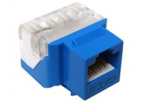 KJ-6881-BL CAT-6 H-Jack 8 Pin Blue