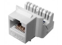 KJ-6881-WH	CAT-6 H-Jack 8 Pin White