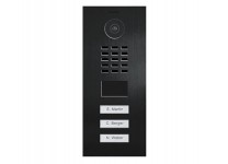 DoorBird IP Video Door Station D2103V, Flush-mounted - 3 Call Buttons Anthracite RAL 7016