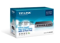 TP-Link 8-Port Gigabit Easy Smart Switch with 4-Port PoE+ TL-SG108PE