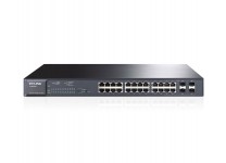 TP-LINK TL-SG2424P 24-Port Gigabit Smart PoE Switch T1600G-28PS